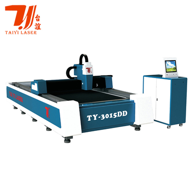 TY -3015DD 1000W - 3000W একক বিছানা CNC মেটাল শীট ফাইবার লেজার কাটার মেশিন