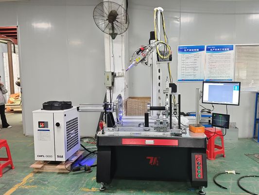 আর্মি কেটল ওয়াটার বোতলের জন্য 2000W কেটল অটোমেটিক ফাইবার লেজার ওয়েল্ডিং মেশিন