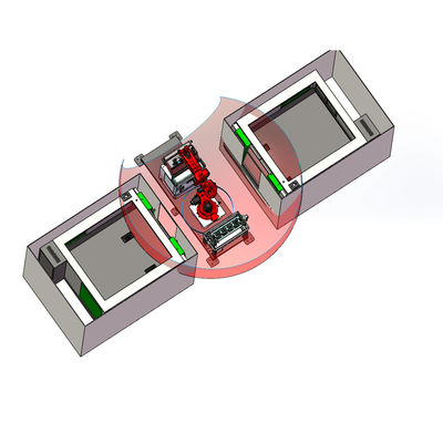 Multi-Axis CNC Controlled Robotic Laser Welding Machine, 2000W for Complex Geometries