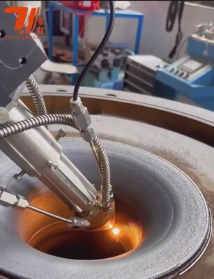 6KW উচ্চ গতির সিএনসি লেজার ক্ল্যাডিং মেশিন শ্যাফ্ট মেরামত এবং ক্রোম প্লাটিং প্রতিস্থাপন, 90% পাউডার দক্ষতা