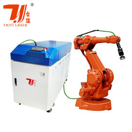 ক্যান্টন ফেয়ার প্রচার 6 অক্ষ রোবট আর্ম 1000W-6000W বালিশ প্লেট স্বয়ংক্রিয় ফাইবার মেটাল লেজার ওয়েল্ডিং মেশিন