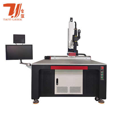 ক্যান্টন ফেয়ার প্রচার AC380V 4 অক্ষের YAG ফাইবার লেজার ওয়েল্ডিং মেশিন স্টেইনলেস স্টীল ঝরনা মাথা ছাঁচ জন্য