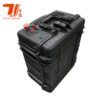ট্রলি কেস রেকাস ফাইবার লেজার ক্লিনার, 100W পোর্টেবল লেজার মরিচা রিমুভার