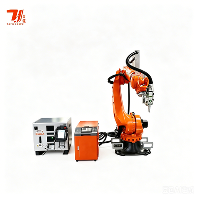 KUKA KR35 6-অক্ষযুক্ত রোবোটিক লেজার ওয়েল্ডিং মেশিন অটো বডি এবং ধাতব উত্পাদন জন্য 4000W আইপিজি ফাইবার লেজার উত্স